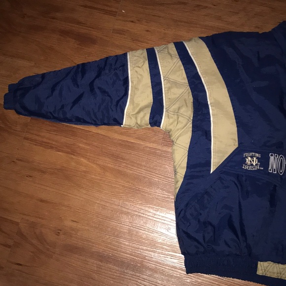 Notre Damn Starter half button up jacket - Picture 2 of 7